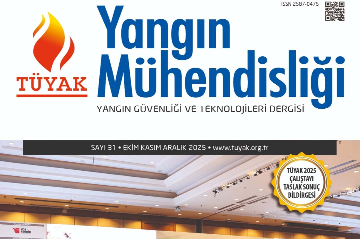 TÜYAK Yangın Mühendisliği Dergisi’nin 31. sayısı yayında