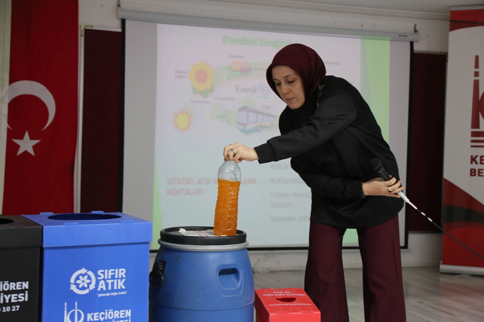 Ankara Keçiören’de öğrencilere çevre bilinci eğitimi