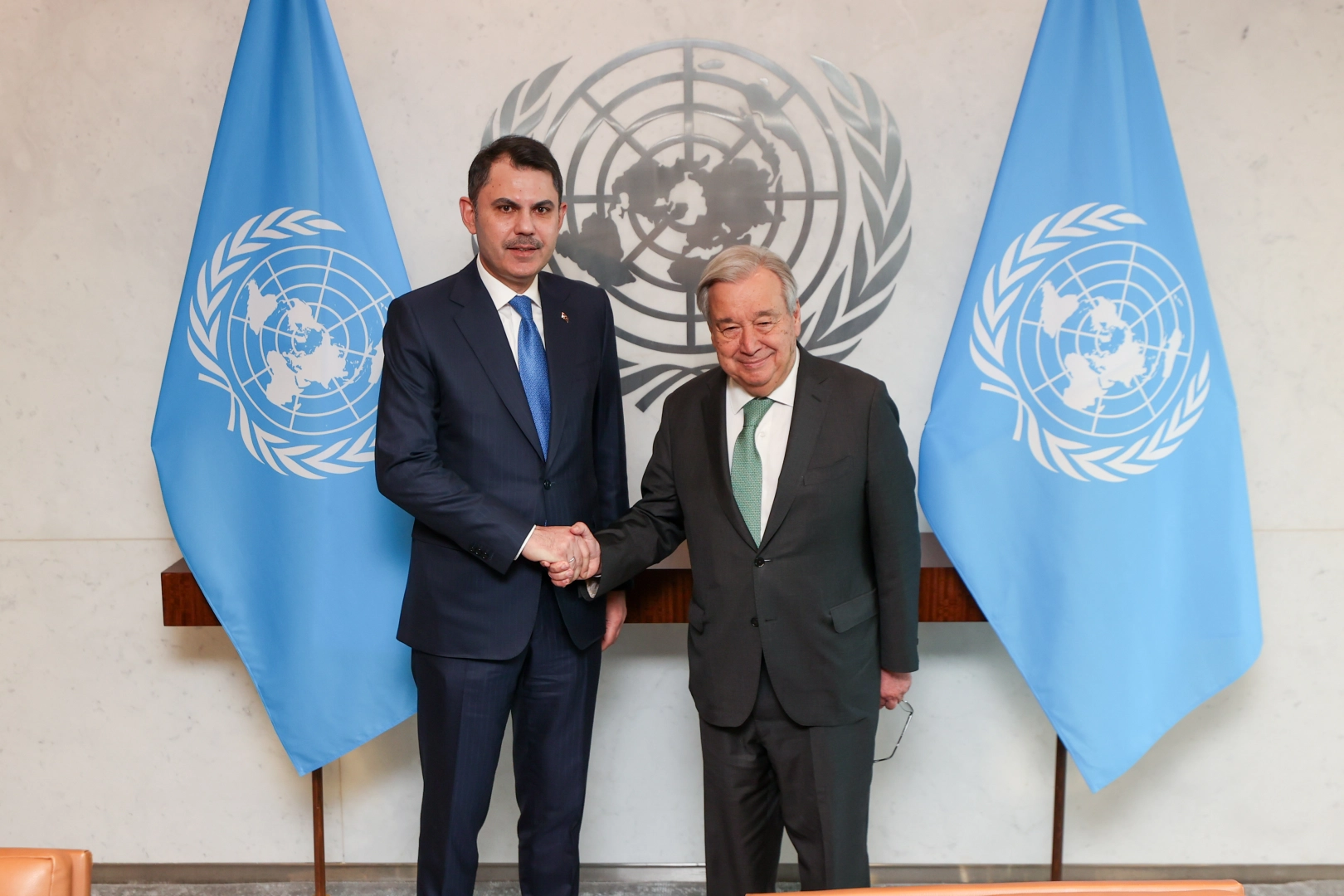 Bakan Kurum’dan BM temsilcileriyle ikili görüşme