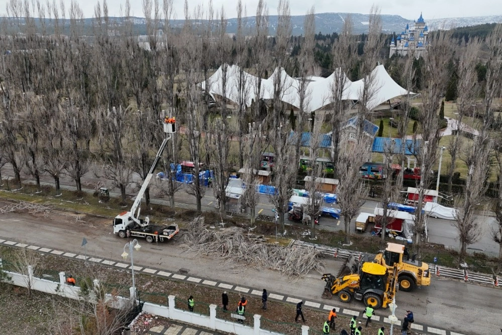Eskişehir Büyükşehir’den ağaçlara gençleştirme çalışması