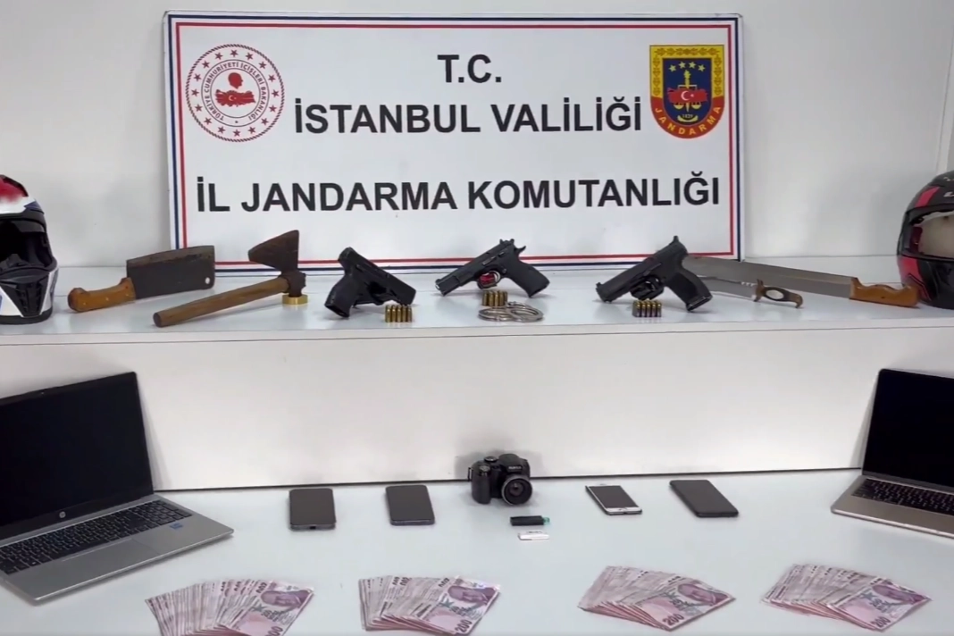 İstanbul’da organize suça 5 tutuklama!