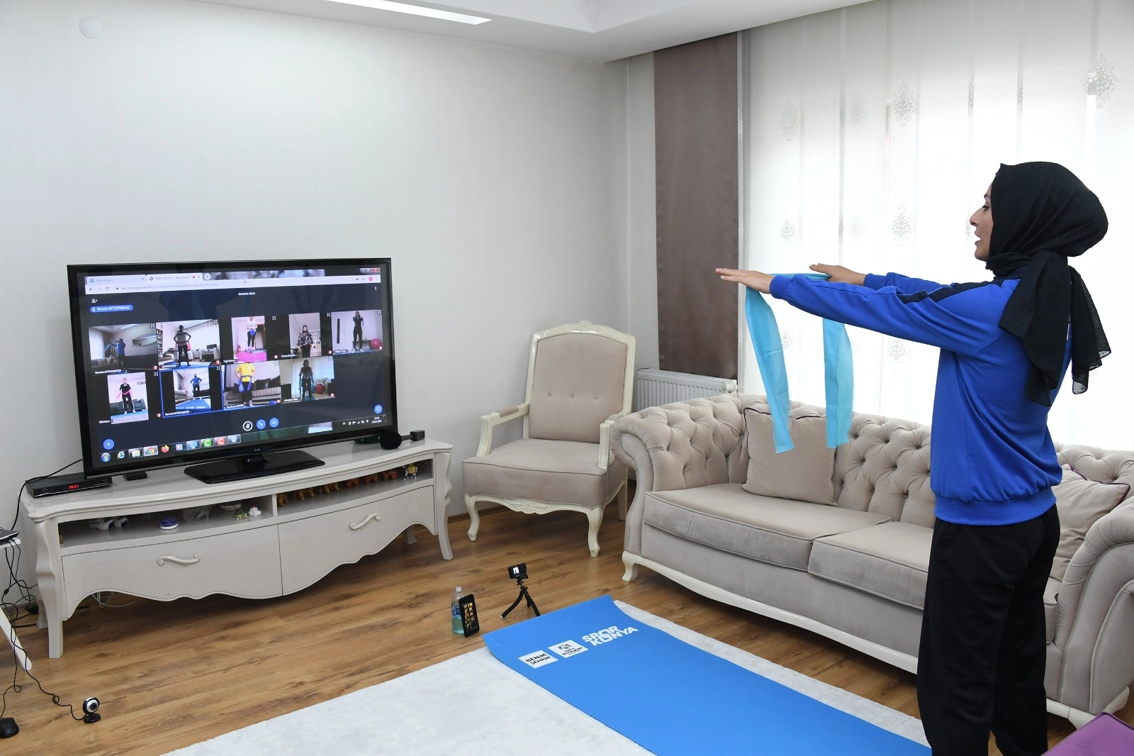 Kadınlara özel “Online Spor” kayıtları başladı