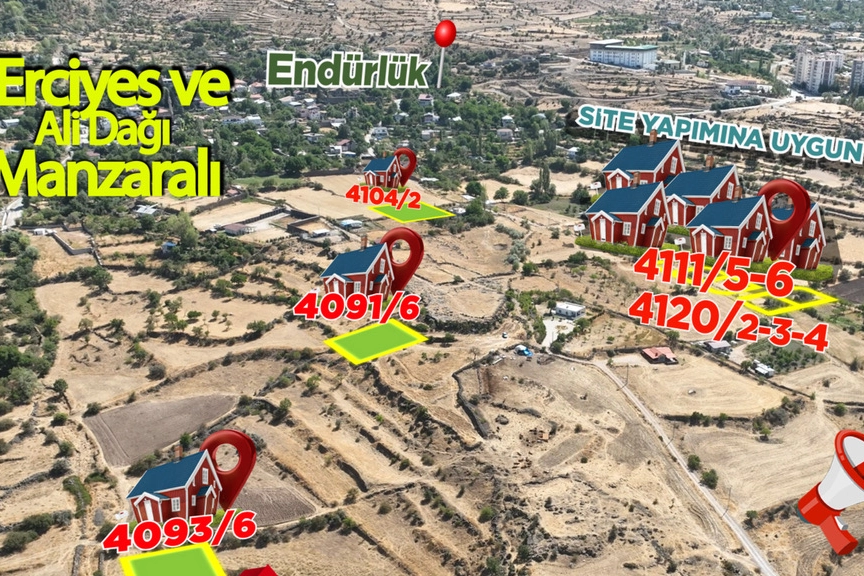 Kayseri Talas’ın gözde lokasyonlarında villa parseli fırsatı