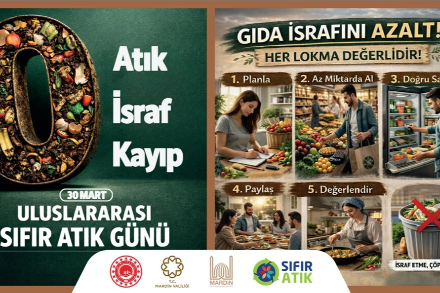 Mardin’de “Uluslararası Sıfır Atık Ayı” coşkuyla kutlanıyor