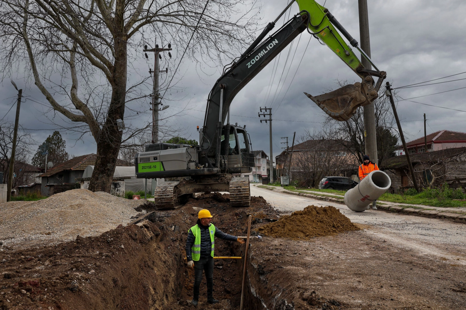 Sakarya Karakamış’a 3 bin 500 metrelik yağmursuyu hattı
