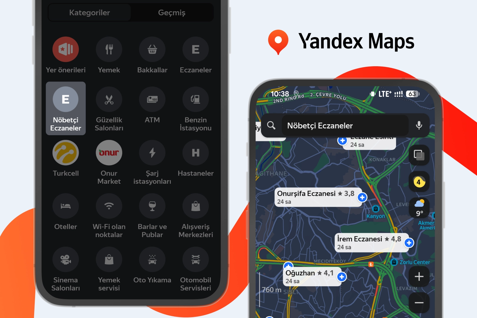 Yandex Maps’te nöbetçi eczanelere erişimi kolaylaştırdı