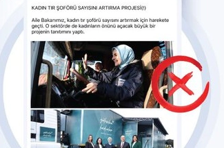 Bakanlıktan ‘kadın TIR şoförlerine teşvik’ iddialarına yalanlama