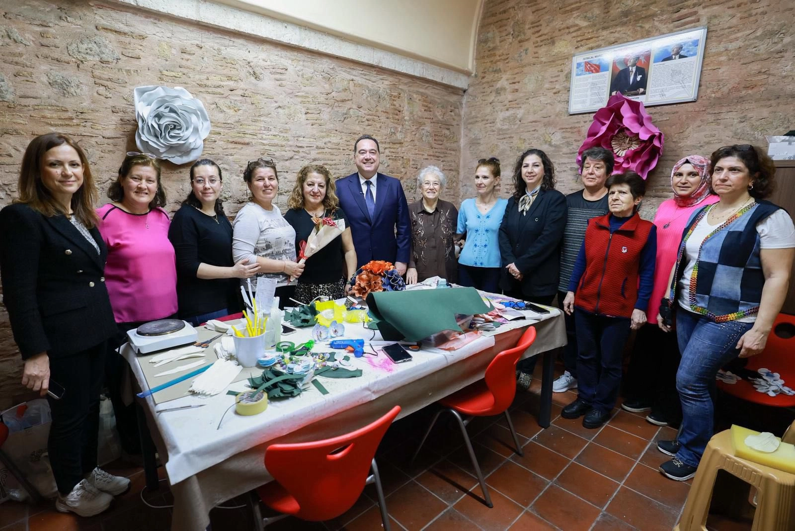 Başkan Dutlulu’dan MASMEK atölyelerine ziyaret