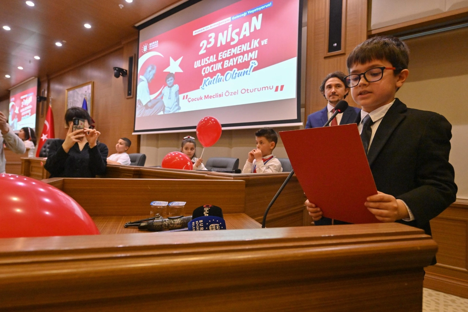 Bursa Büyükşehir Meclisi’nde söz çocukların