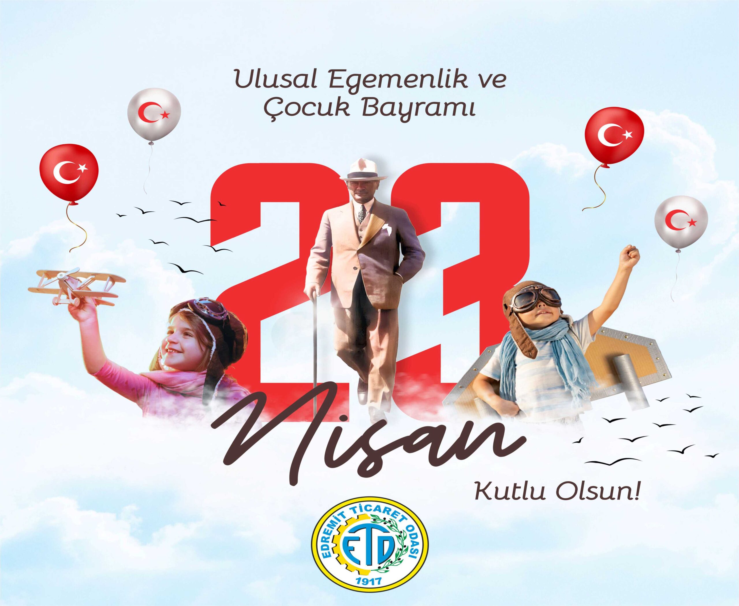 Edremit Ticaret Odası 23 Nisan Kutlama İlanı
