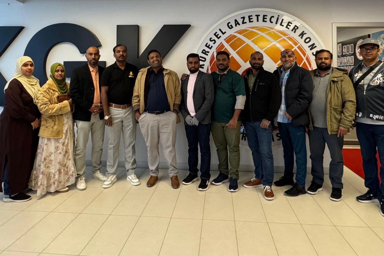 Sri Lankalı gazetecilerden KGK’ya ziyaret