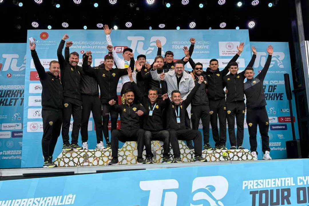 Konyalı sporcular Cumhurbaşkanlığı Turu’nda göz doldurdu