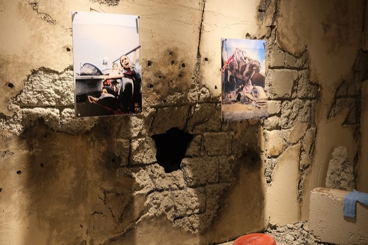 Teknoloji ile insani hikâyeler buluştu… Gazze Mektupları” sergisi ziyarete açıldı